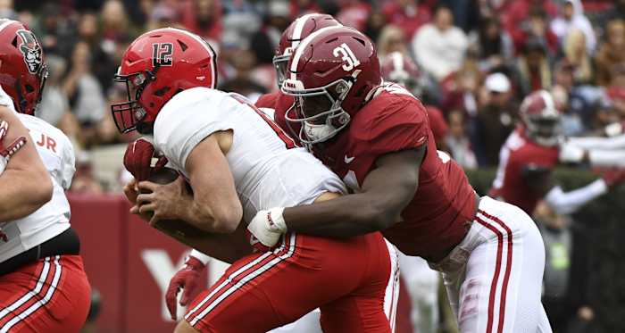 Will Anderson Jr. 2022 Alabama football vs Austin Peay USATSI_19464131